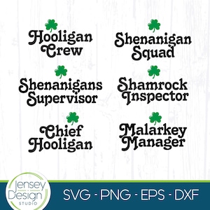 St Patricks Day SVG Bundle, Funny Group Shirt Designs, Matching Crew Squad Saint Pattys Party Tshirt Clipart, PNG Files Cricut Download