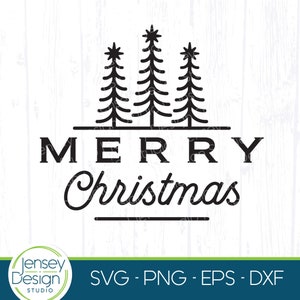 Merry Christmas svg, kerstbomen svg, boerderij teken svg voor Cricut, vakantie boerderij huis Home decor svg, afdrukbare png-clipart