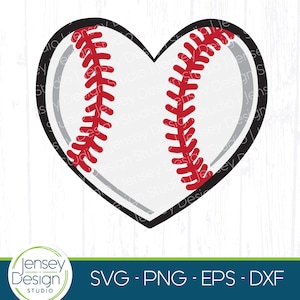 Corazón de béisbol svg, linda mamá de béisbol, diseño de camiseta de mamá, clip art de Love Softball Life, descarga digital de Cricut, archivo de corte Svg Dxf Eps Png