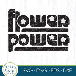 Flower Power svg, Vintage Hippie svg, feministische Cliparts, Freundinnen, Kinder Grafik, Frauenspruch, Kind Retro svg Dateien für Cricut