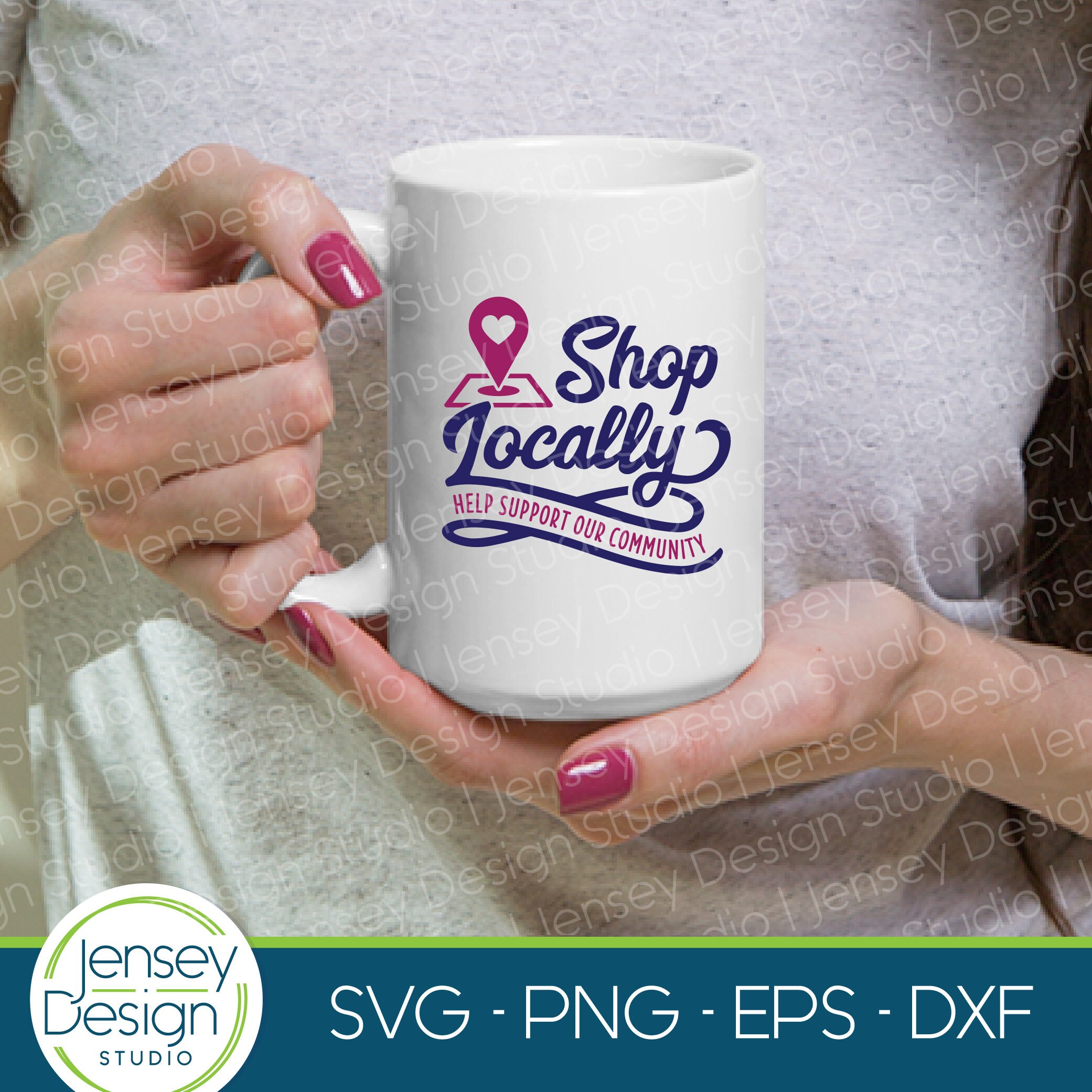 Shop Locally Svg, Support Small Business Logo Png, Local Boutique ...