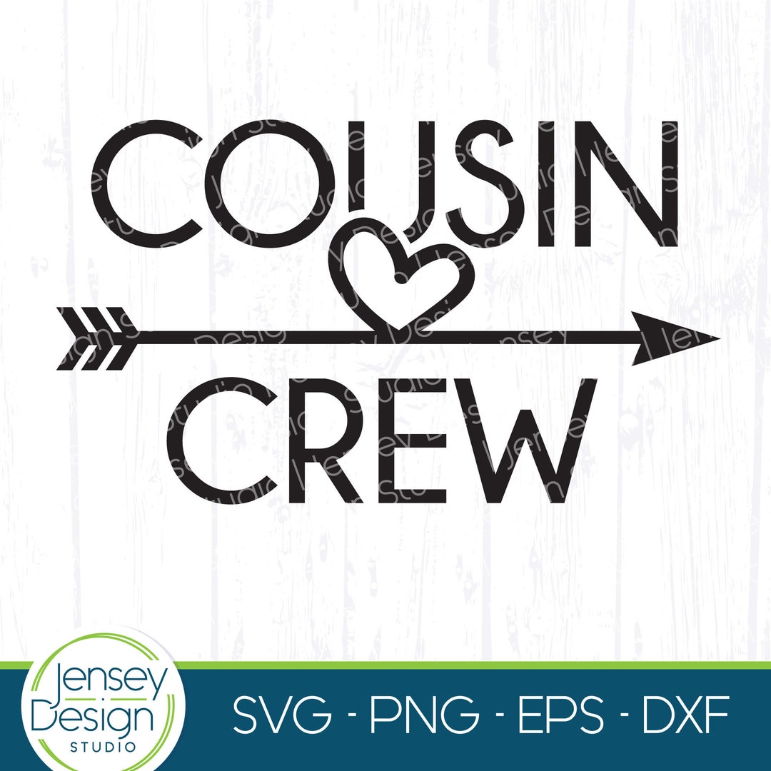 Cousin Crew Svg Matching Girl Cousin T shirt Design Family Etsy