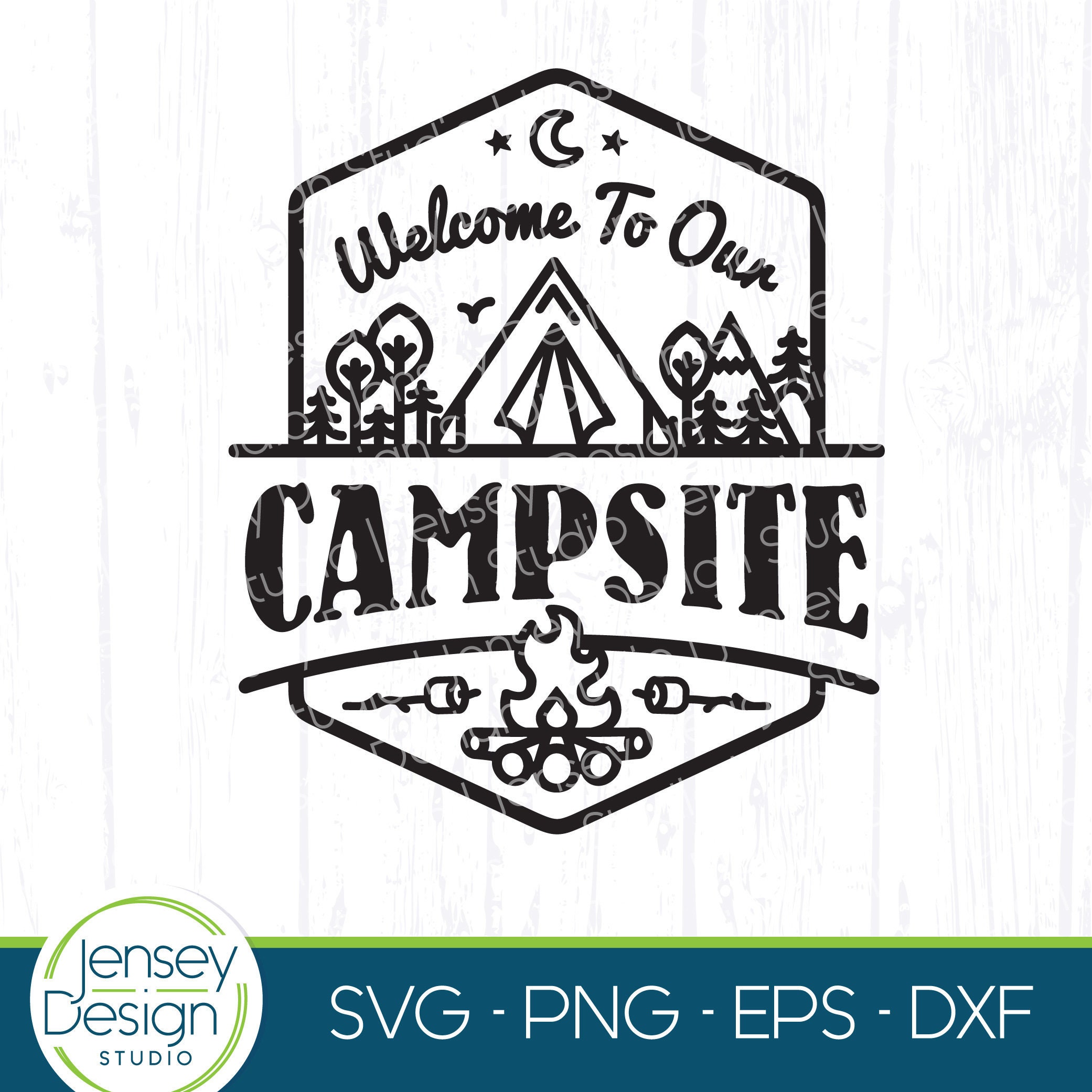Download Tent Camping Svg Welcome To Our Campsite Flag Png Cute Camp Etsy