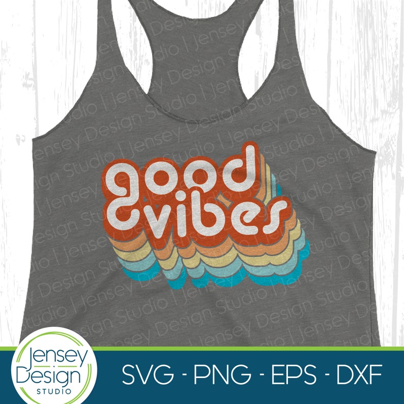 Download Good Vibes svg Summer svg Retro Beach Shirt png T shirt | Etsy