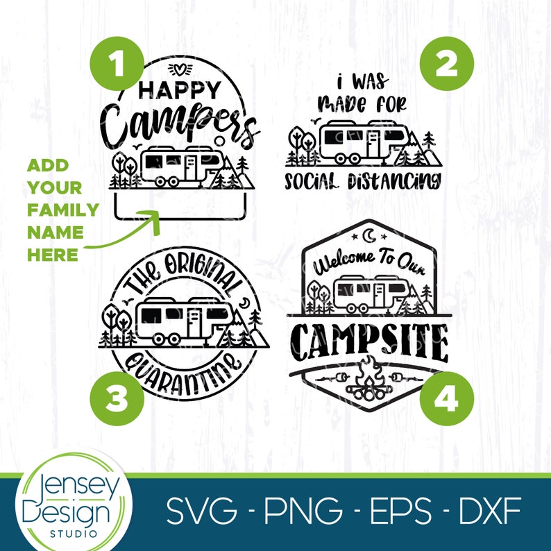 Fifth Wheel Camper SVG Bundle 5th Wheel Cut Files Camping | Etsy