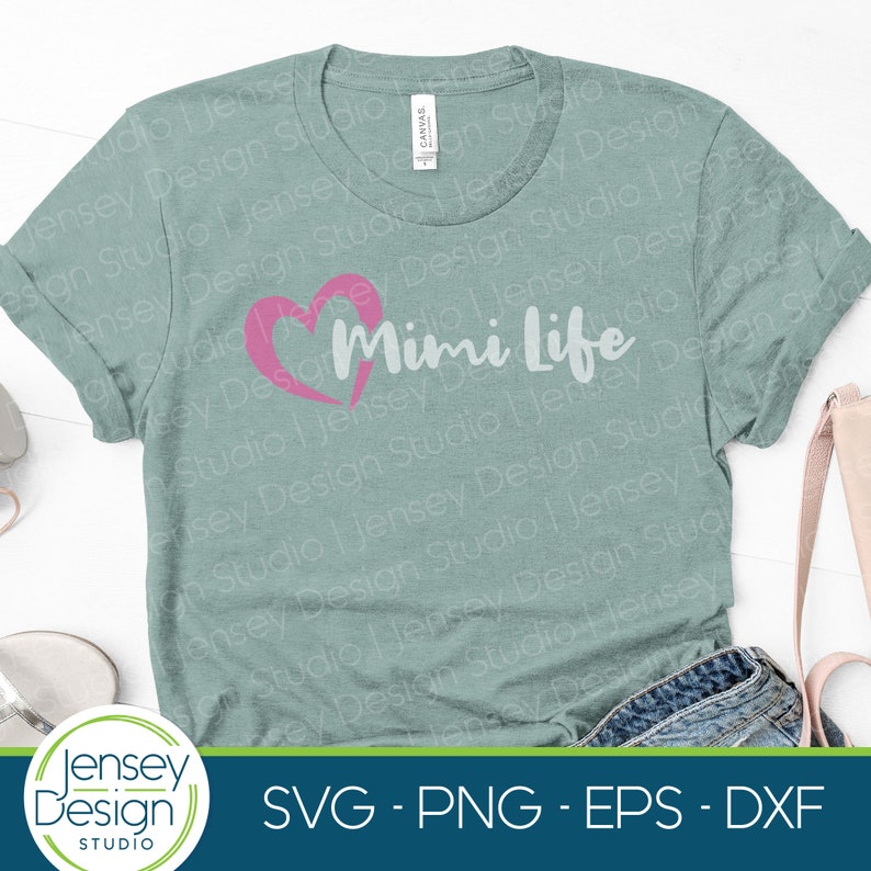 Download Mimi Life svg Mimi svg for gifts New Grandma png heart | Etsy