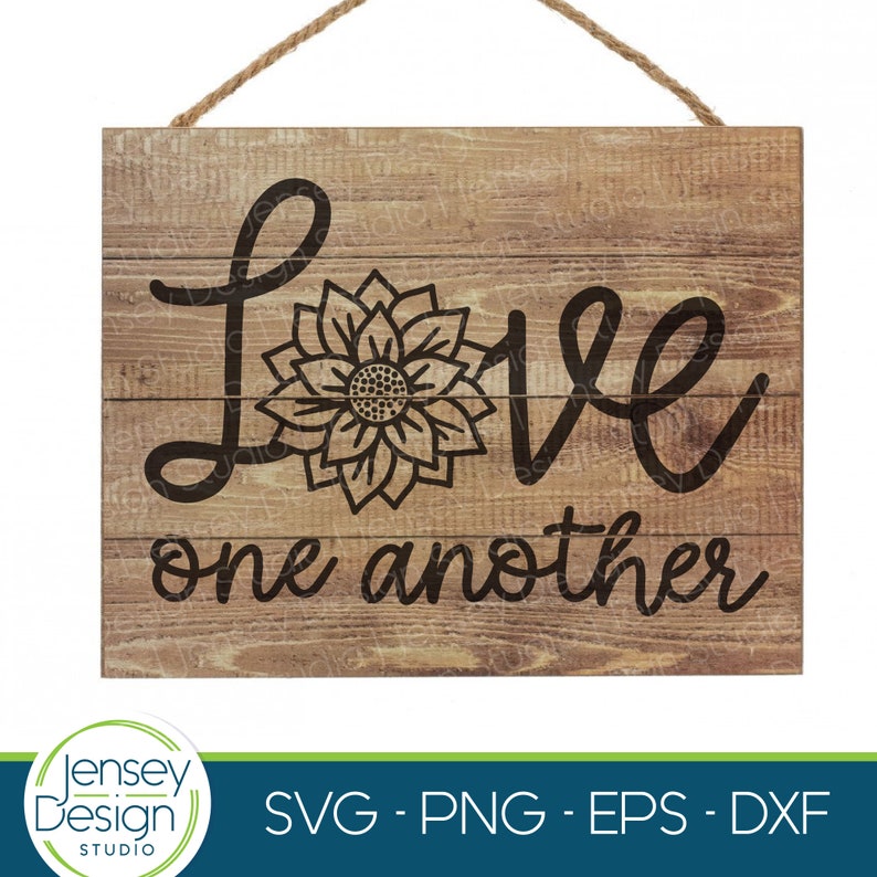 Download Love One Another svg Quote svg Inspirational Saying svg | Etsy