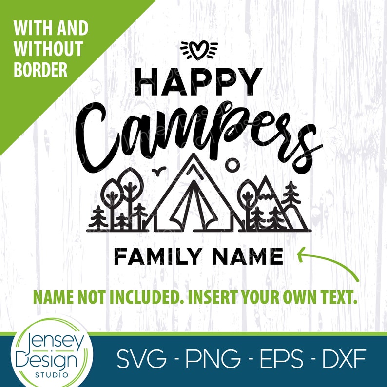 Download Camping Tent svg Happy Campers svg Camp Ground Family Name ...