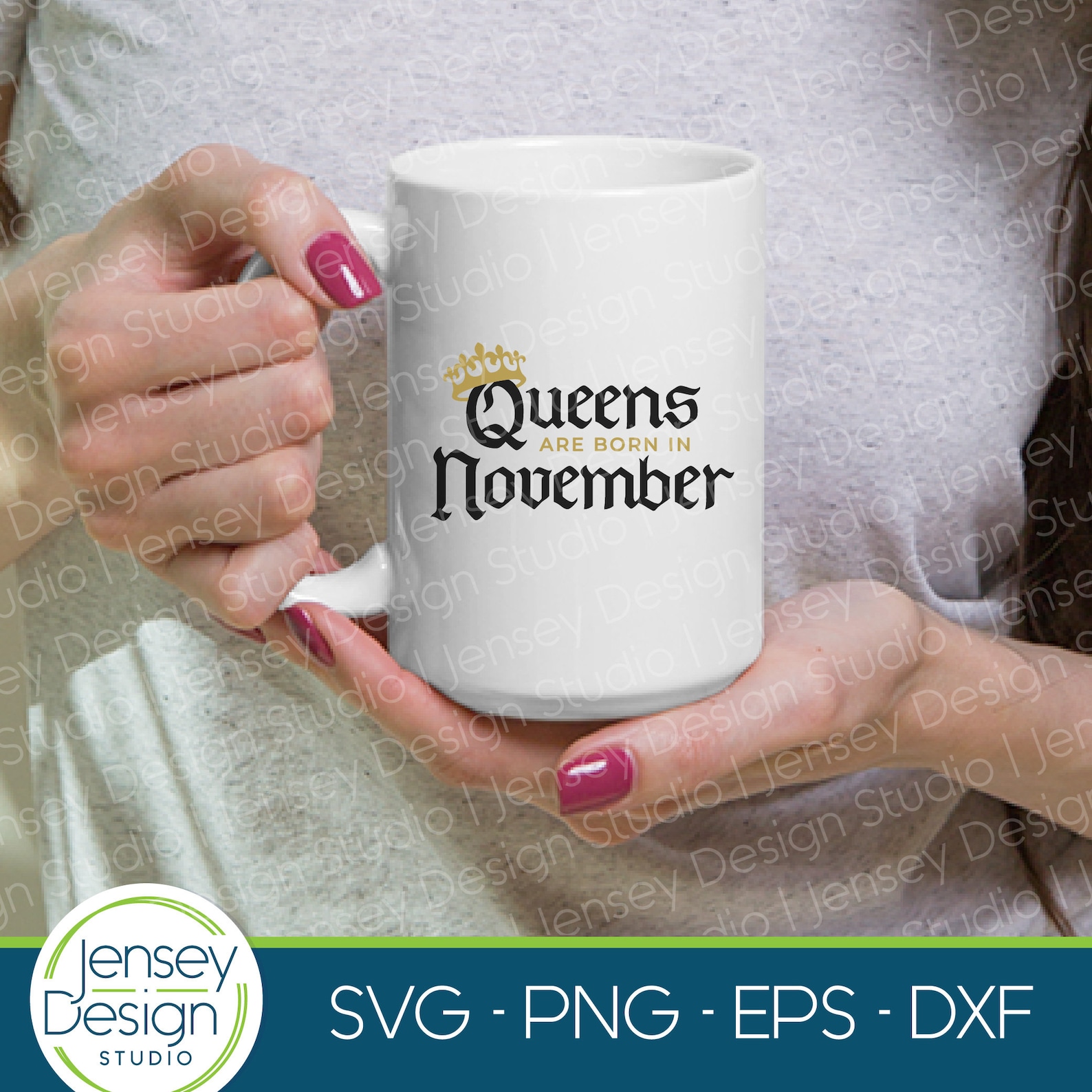 Queens Are Born in November Svg, Birthday Queen With Crown, Women T ...