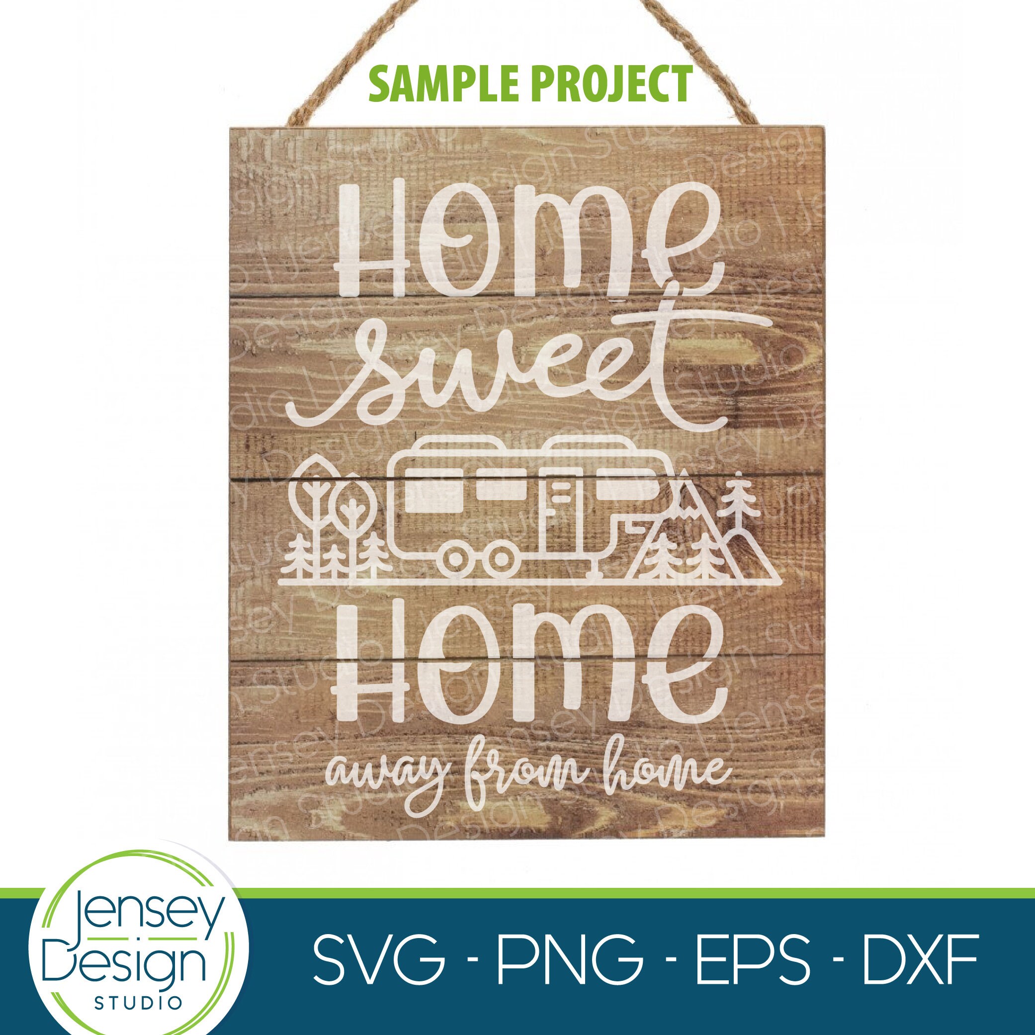 5th Fifth Wheel Travel Trailer Svg, Home Sweet Camper Sign, RV Camping ...