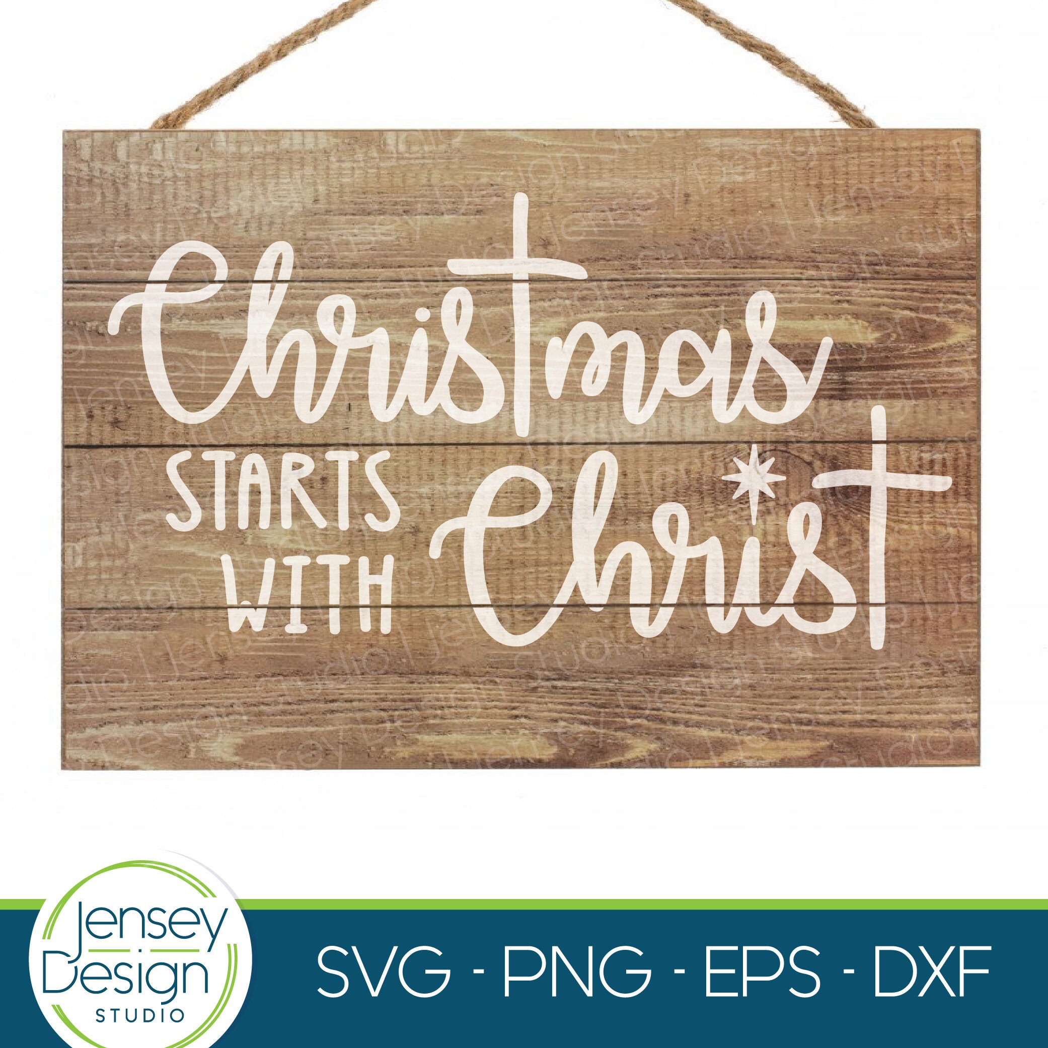 Christmas Begins with Christ svg Jesus Birthday svg  Etsy