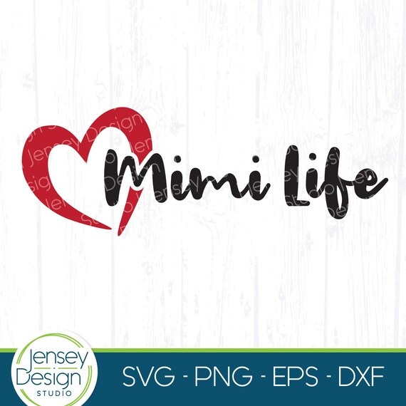 Mimi - Womens Love Mimilife Heart Colour Tshirt Mimi - Womens Love Mimilife Heart Colour Tshirt