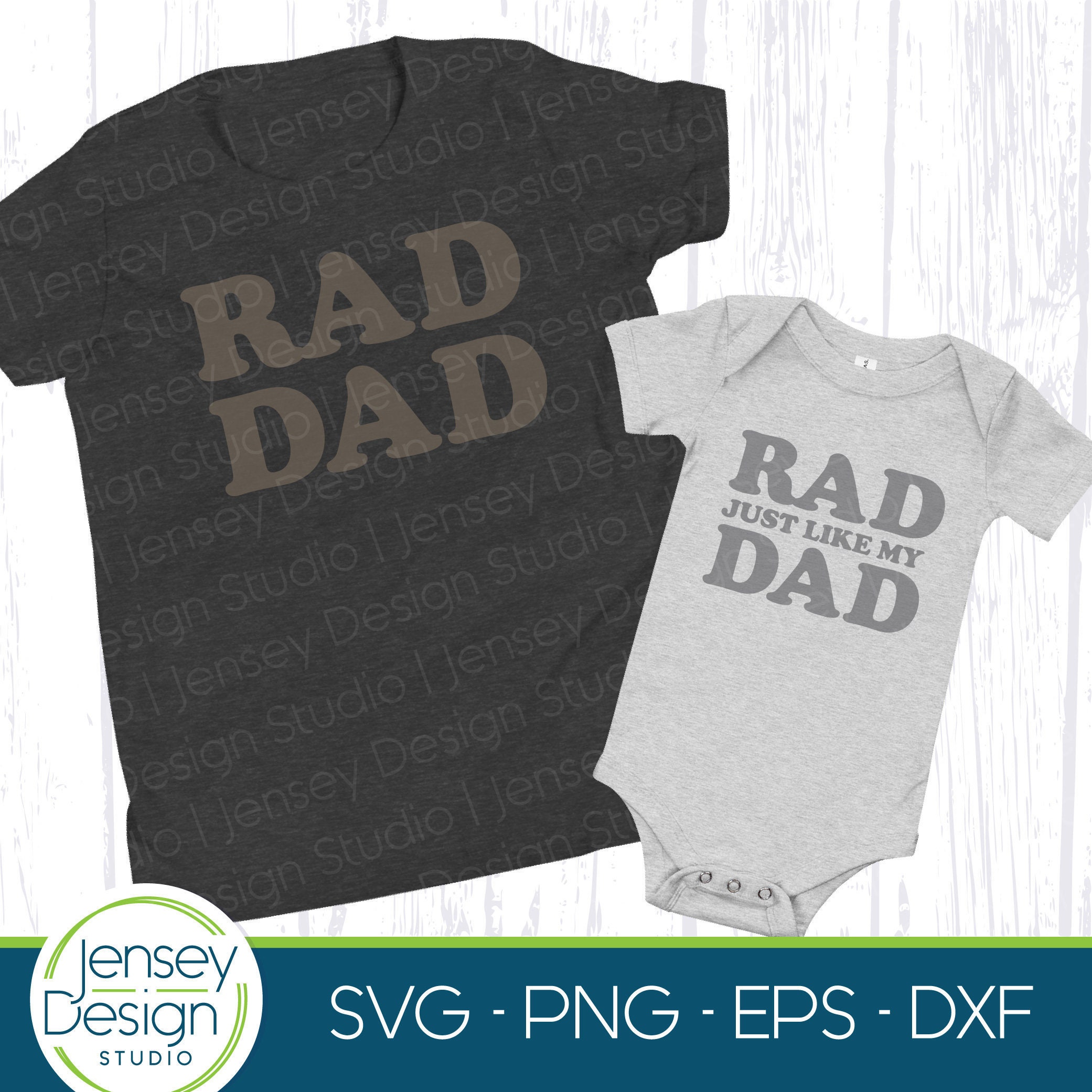 Daddy and Me svg Father Son Matching Shirts svg Rad Dad svg | Etsy