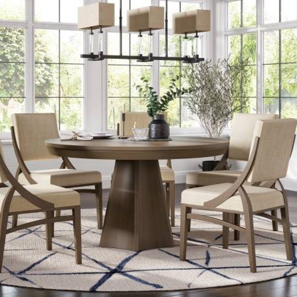 Round Dining Room Table Etsy