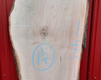 Spalted Wood Charcuterie Board Floating Shelf River Birch Wood,Live Edge Wood Wedding Sign Bark on Wood