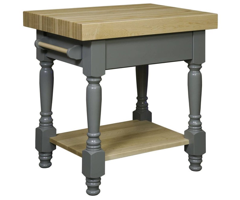 Handcrafted Kitchen Island. With Utensil Drawer and Towel Bar Etsy