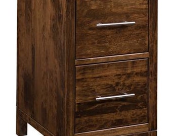 Handcrafted Cherry File Cabinet