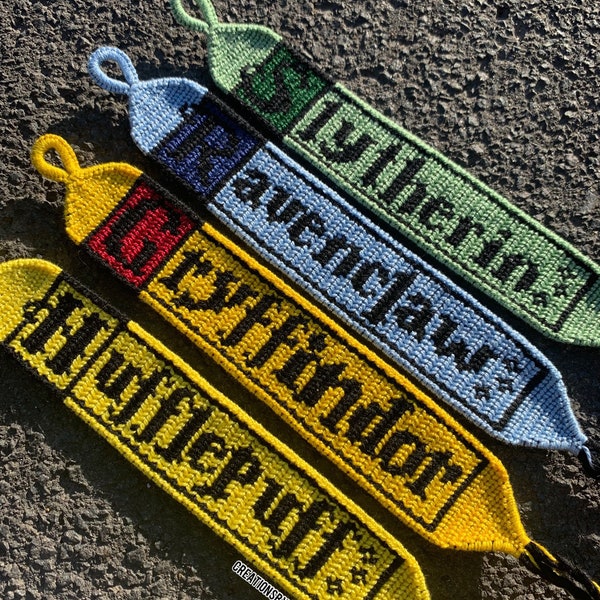 Harry Potter House Themed Bracelets/Bookmarks