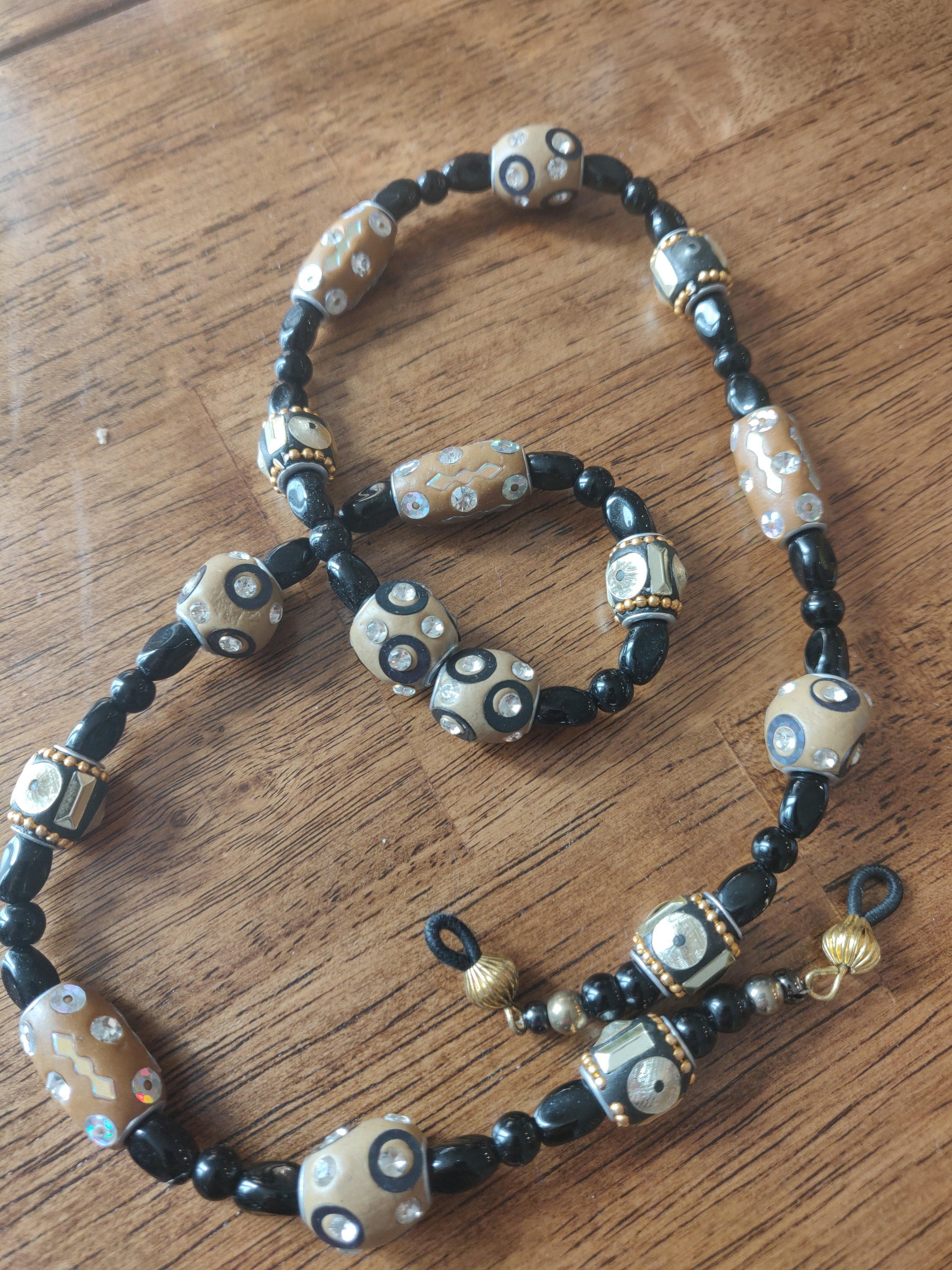 Custom Fashion Beaded Glasses Chains Etsy España