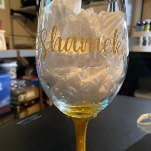 Custom Wine Glass