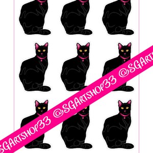 Cat Stickers Printable Cute Sticker Sheet Cat Stickers Digital - Etsy