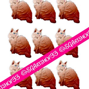 Cat Stickers Printable Cute Sticker Sheet Cat Stickers Digital - Etsy