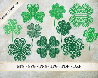 Download Shamrock Mandala Cut Etsy