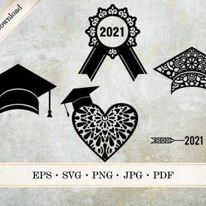 Download Lace Graduation SVG Mandala Graduate Graduation Cup | Etsy