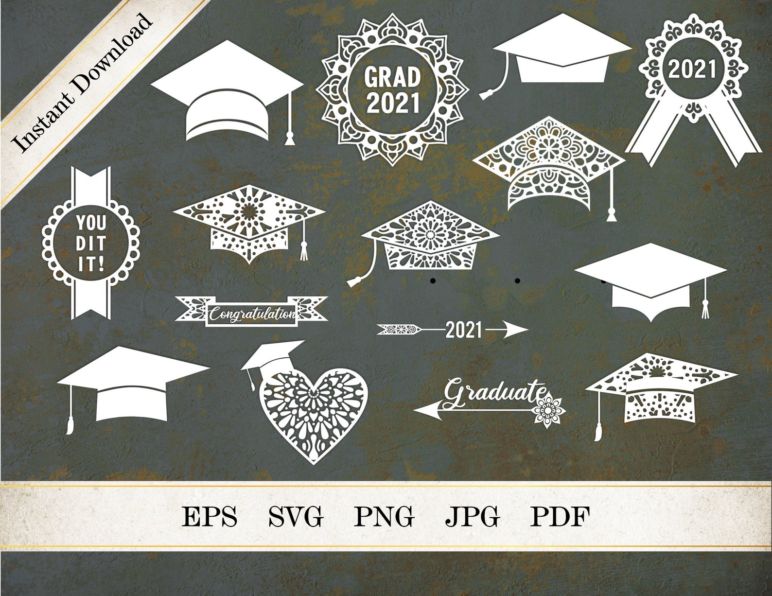 Free Free Graduation Mandala Svg 256 SVG PNG EPS DXF File