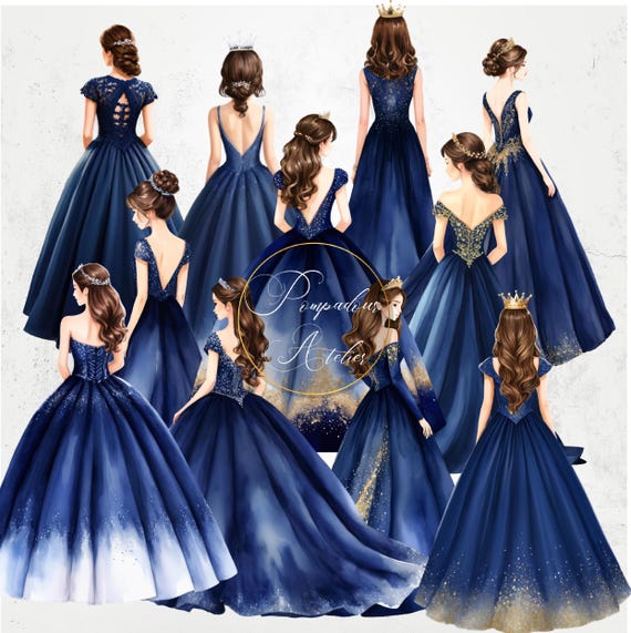 strapless open back dress Blue Sparkly Tulle Quinceanera Dresses Lace Applique Princess Dresses 21416 Blue / 24W main image 1