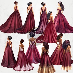 Crimson Red Dress - Etsy