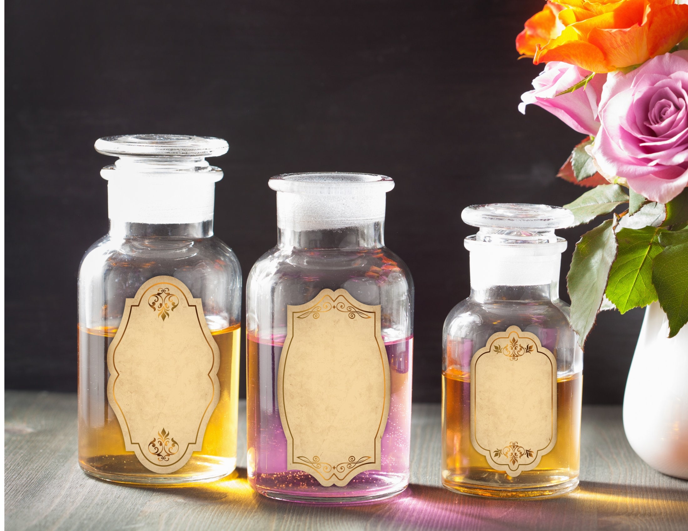 Victorian Apothecary Labels Blank Apothecary Ancient Labels - Etsy