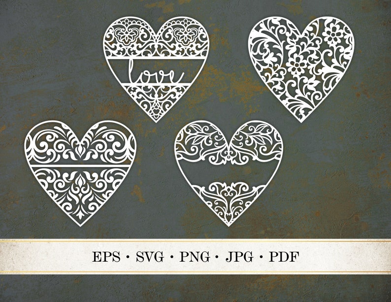 Free Lace Heart Svg Free