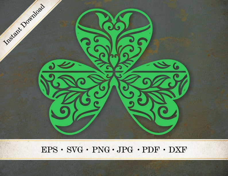 Download Clover Mandala Svg Svg Files For Cricut Si0024 Shamrock Svg Eps Png Jpg Pdf Svg Dxf Image Design Of Shamrock Lace St Patricks Svg Art Collectibles Prints Deshpandefoundationindia Org