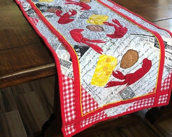 Pattern for Quilted Crawfish Table Runner
