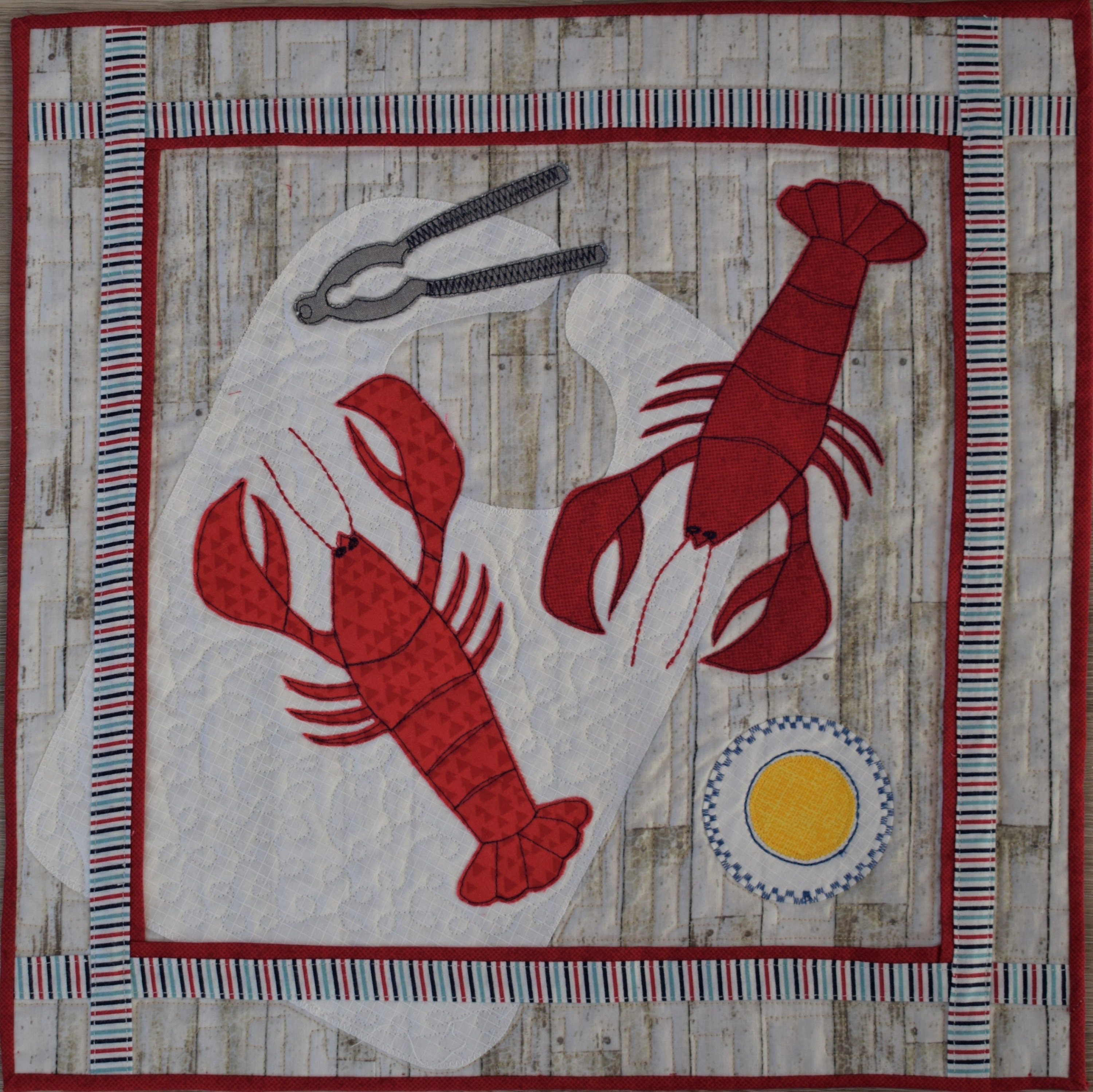 6 Lobsters Quilt Pattern Etsy