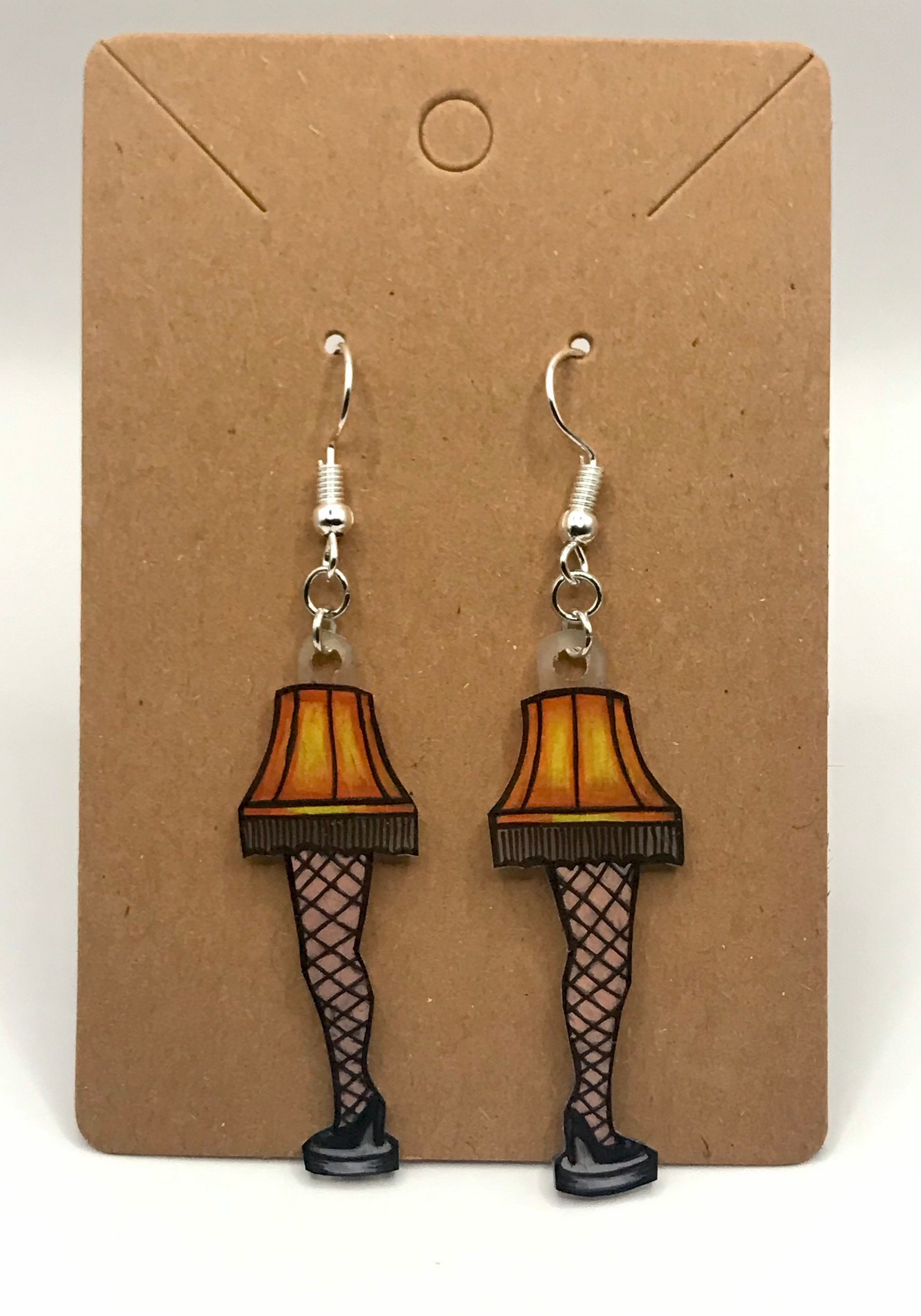 Leg lamp deals earrings