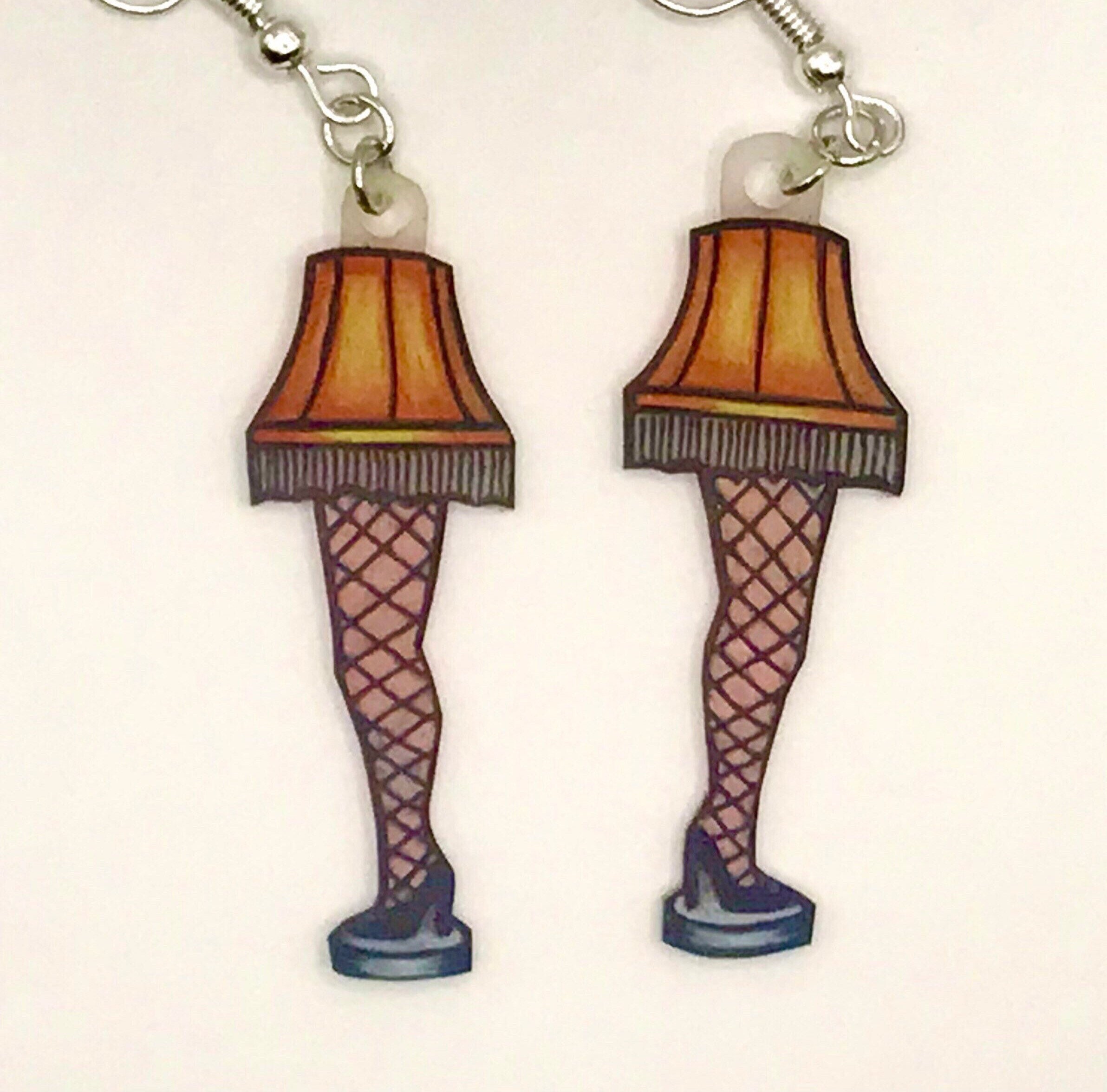Leg Lamp Earrings Etsy