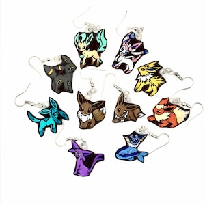 Eeveelution mix and match ten earring set (5 pairs)