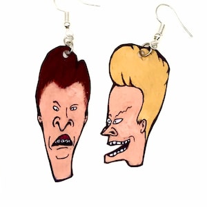 Beavis and Butt-head Inspired Earrings