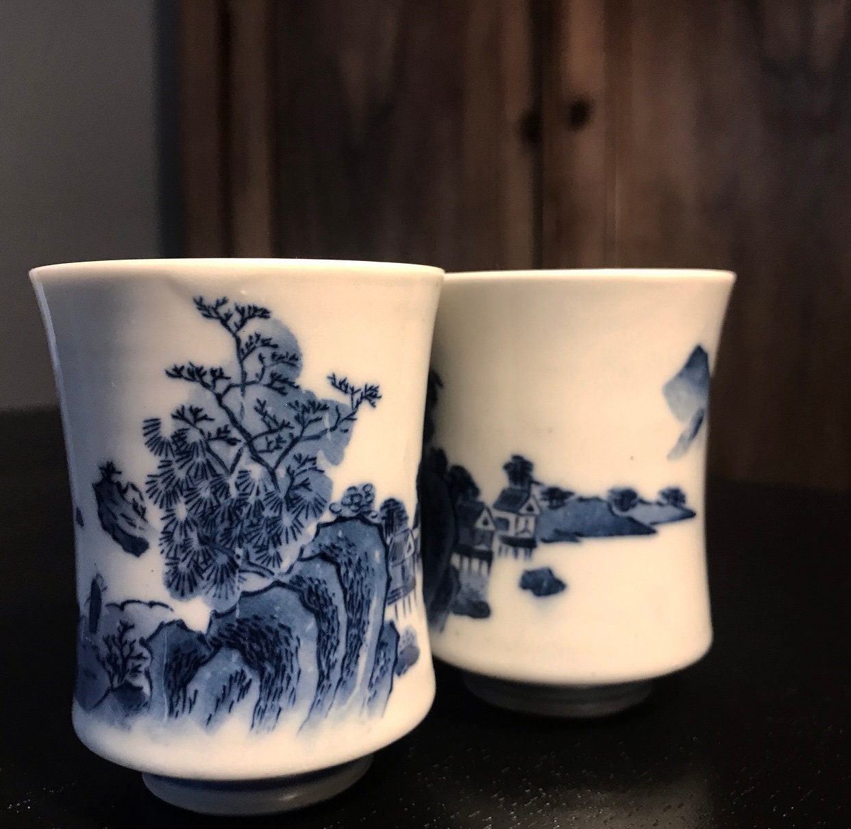 Paire de Tasses à Thé Japonaises Vintage