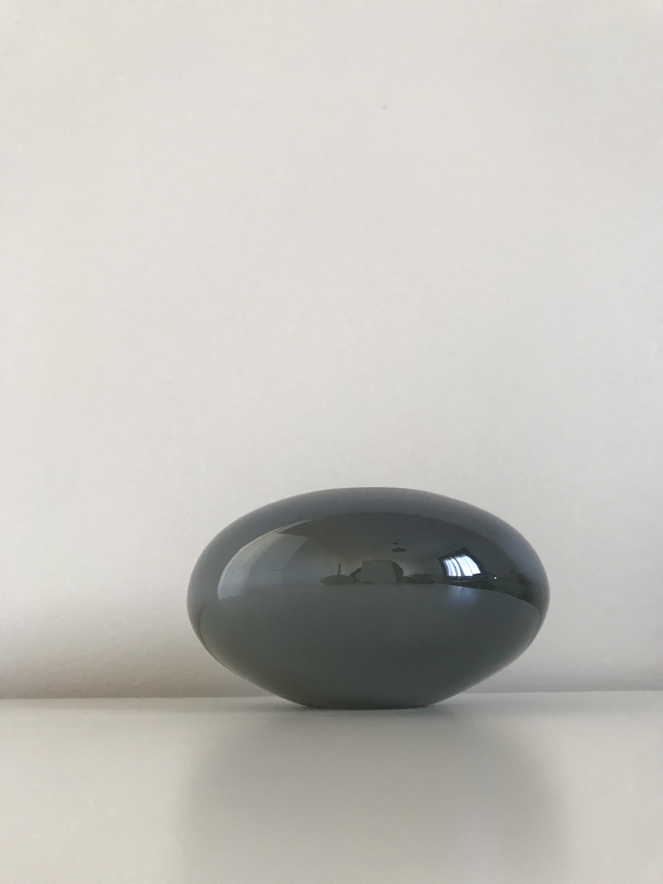 Céramique Émaillée Brillante Grisée