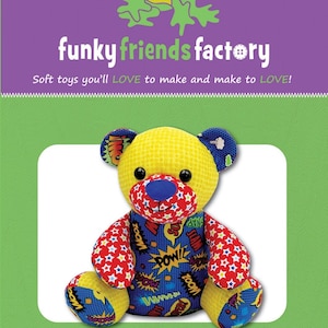 Patrón de peluche de Ben el oso principiante - Amigos divertidos