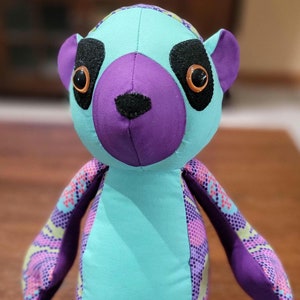 Licorice the Lemur - Funky Friends Stuffed Animal Pattern