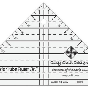 Strip Tube Junior Ruler || Cozy Quilts Designs
