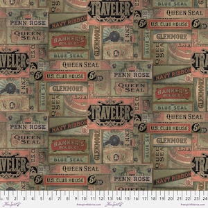 Tim Holtz Canvas || Cigarbox - Multi || Embark || Free Spirit  || Modern Fabric