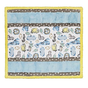 Cuddle® Kit - Wee One - Lion Around Blue || Minky Baby Blanket || Shower Gift