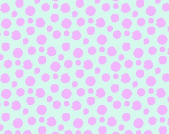 Minky - Fur Ball - Technomint || 60" Wide || Tabby Road Déjà Vu || Tula pink