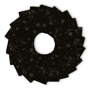 Tula Pink Fairy Flakes - 5&quot; Charm - Ink