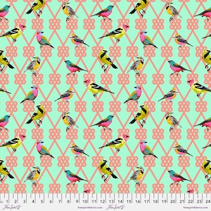 Tula Pink - Moon Garden - In a Finch - Dawn